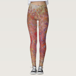 Leggings Resumen de arte al estilo mosaico
