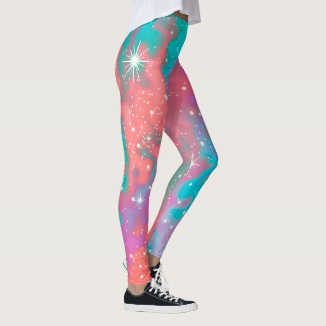 Leggings Resumen de arte en el espacio ultraterrestre | Leg (Derecha)