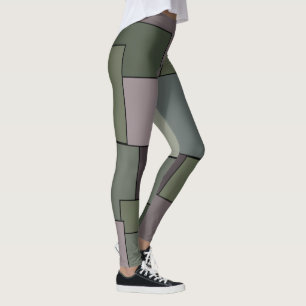 Leggings Resumen de arte geométrico moderno