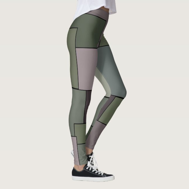 Leggings Resumen de arte geométrico moderno (Derecha)