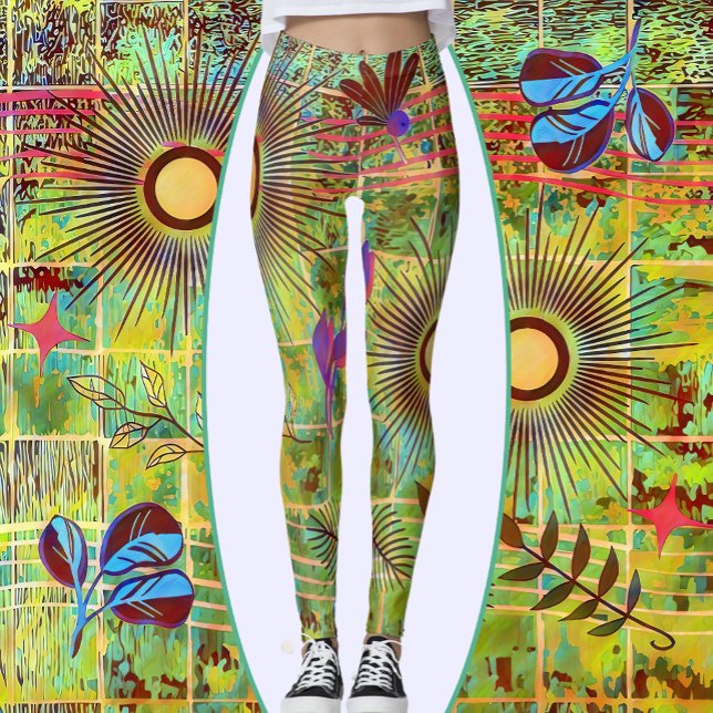 Leggings Resumen de arte natural (Subido por el creador)
