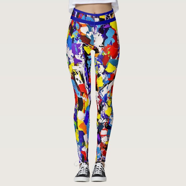 Leggings Resumen de Artsy (Anverso)