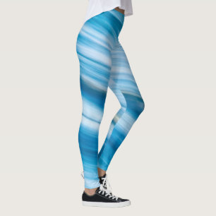 Leggings Resumen de azul marino