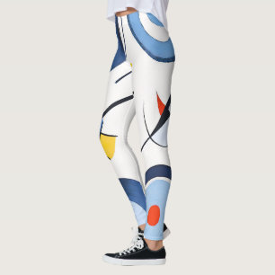 Leggings Resumen de baile de dimensión circular