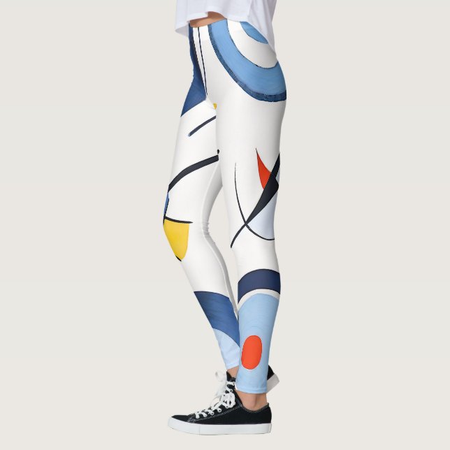 Leggings Resumen de baile de dimensión circular (Izquierda)