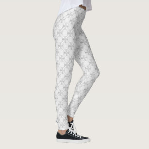 Leggings Resumen de encaje blanco