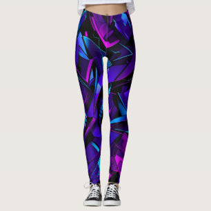 Leggings Resumen de Graffiti Street Swirl
