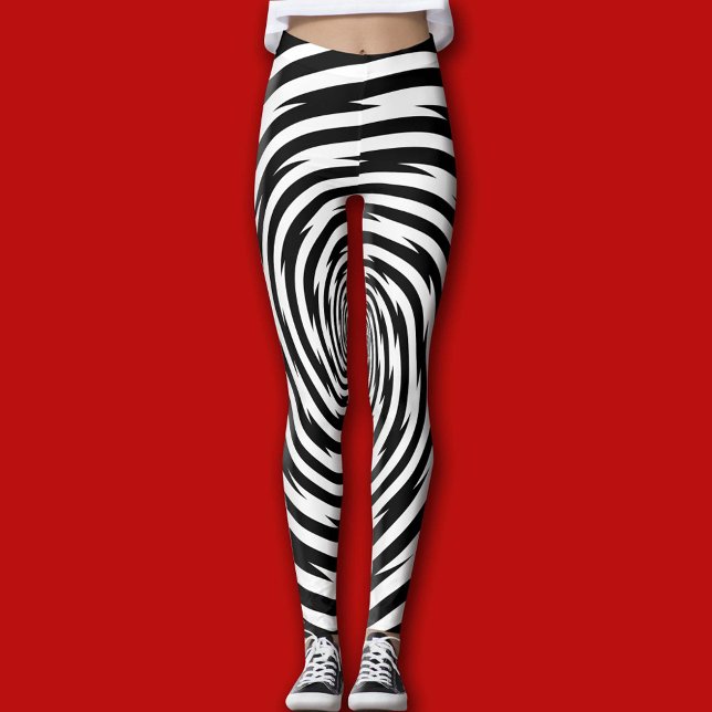 Leggings Resumen de hipnotizar a sus compañeros de ejecució (Get ready to turn heads with these eye-catching women's leggings.)