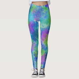 Leggings Resumen de Hydrangeas