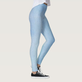 Leggings Resumen de la acuarela azul