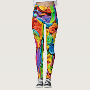 Leggings Resumen de la alegría cerámica