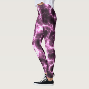 Leggings resumen de la marble rosa y negra