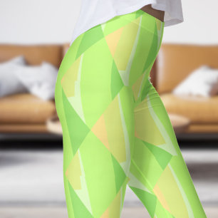 Leggings Resumen de la moda verde moderna