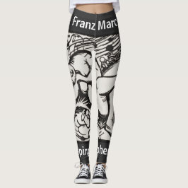 Leggings Resumen de la Pastora Durmiente Franz Marc