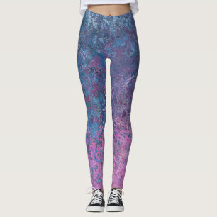 Leggings Resumen de la tinta del alcohol en el cielo al ano