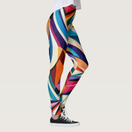 Leggings Resumen de las ilustraciones geométricas de superf