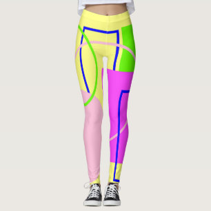 Leggings Resumen de las legiones brillantes del arte modern