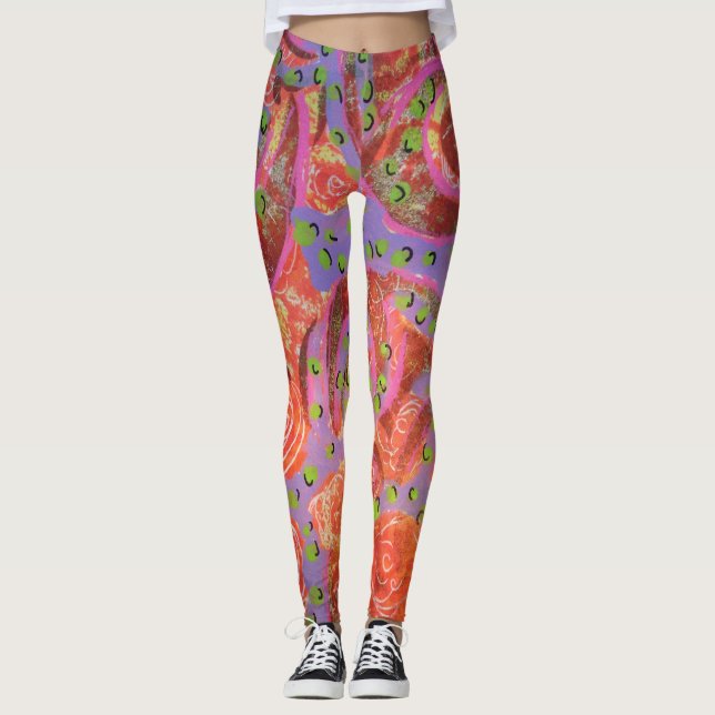 Leggings Resumen de las leyendas del arte (Anverso)