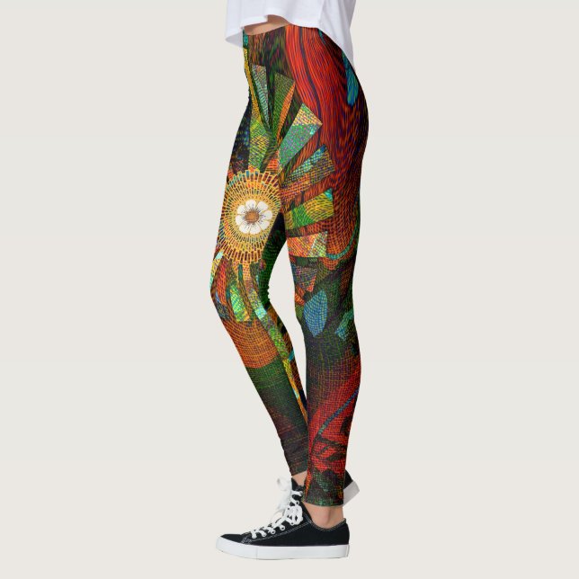 Leggings Resumen de las leyendas del arte (Izquierda)