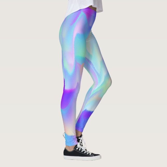 Leggings Resumen de las luces boreales (Derecha)