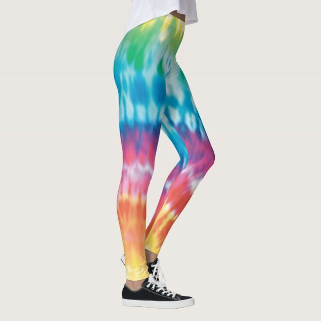 Leggings Resumen de las piernas de tinte (Derecha)