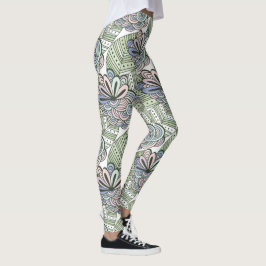 Leggings Resumen de las piernas del patrón de flor