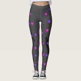 Leggings Resumen de las piernas del punto de Polka