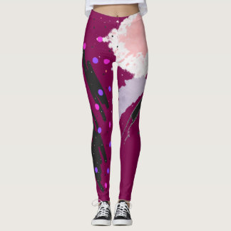 Leggings Resumen de las piernas del punto de Polka