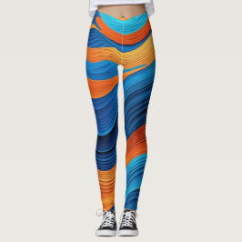 Leggings Resumen de las piernas geométricas