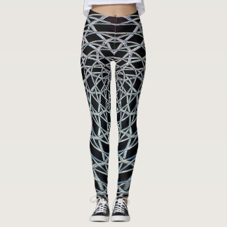 Leggings Resumen de Leyendas de Arte con un patrón audaz.