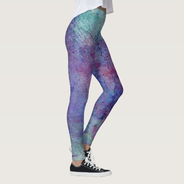 Leggings Resumen de mármol (Derecha)