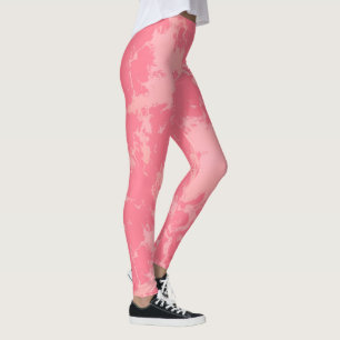 Leggings Resumen de mármol rosa