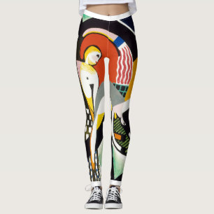 Leggings Resumen de moda: Pánticos de yoga para mujeres de 