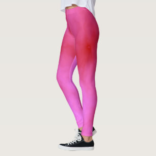 Leggings Resumen de nube rosa