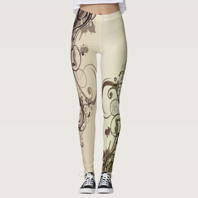 Leggings Resumen de oro (Anverso)