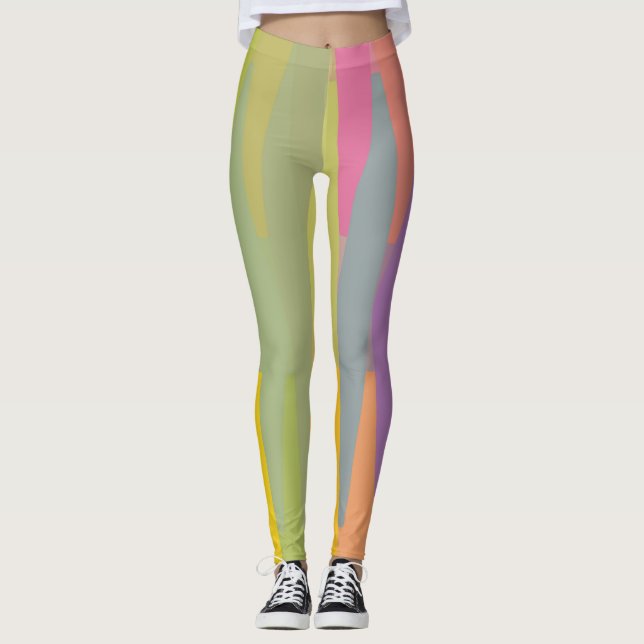 Leggings Resumen de Pastel (Anverso)