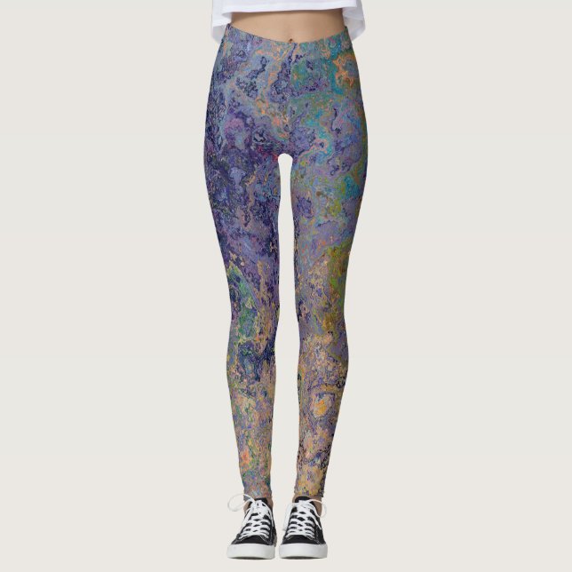 Leggings Resumen de Tinta Alcohólica Lucid Dreams (Anverso)