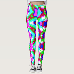 Leggings Resumen de vibraciones multicolor "Ratti_Creative_
