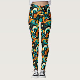 Leggings Resumen del Funk Retro