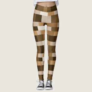 Leggings Resumen del modelo de trabajo en mosaico 080823 - 