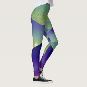 Leggings Resumen del paisaje caído Star 23