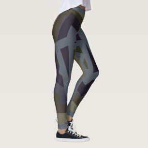 Leggings Resumen del patrón de geometría moderno