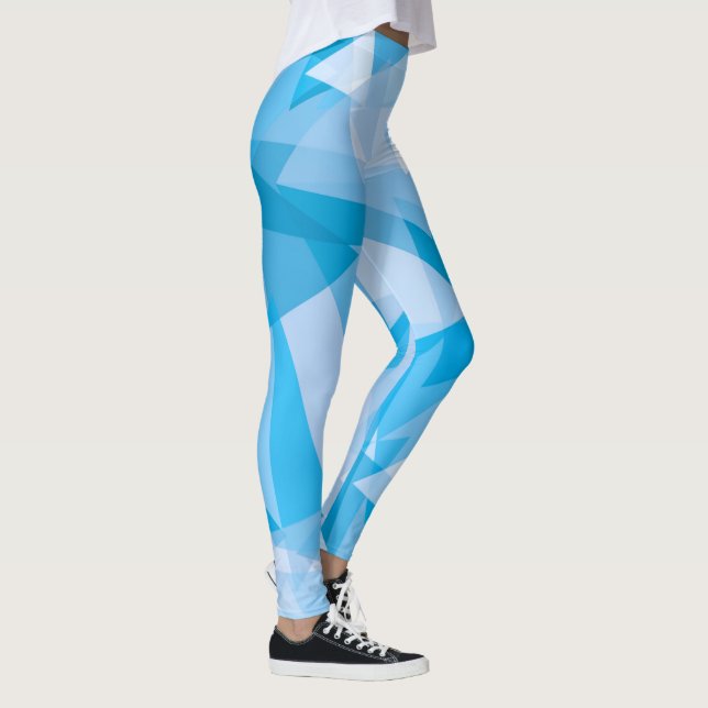 Leggings Resumen del patrón de triángulo geométrico | Leggi (Derecha)