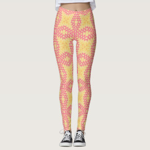 Leggings Resumen del retro tribal africano etno tradit mexi