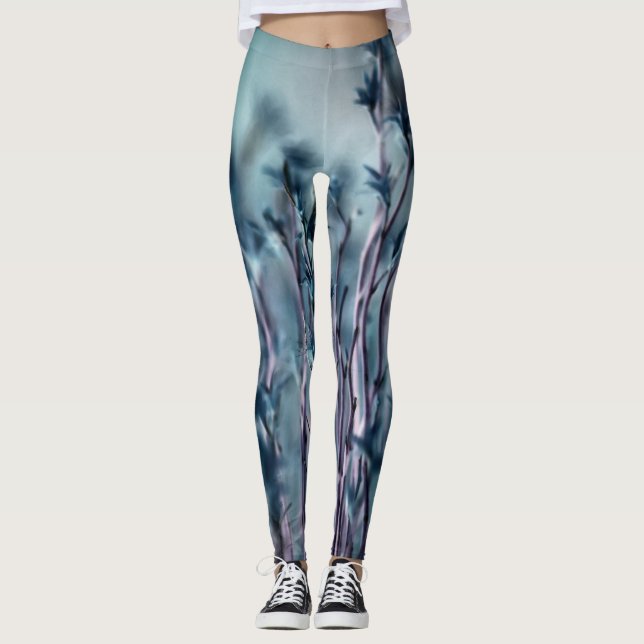 Leggings Resumen del sueño de Blue Grass (Anverso)