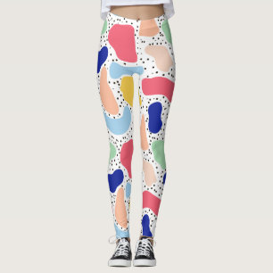 Leggings Resumen divertido niños lindos modernos y divertid