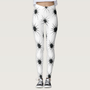 Leggings Resumen en cinta y letras 3