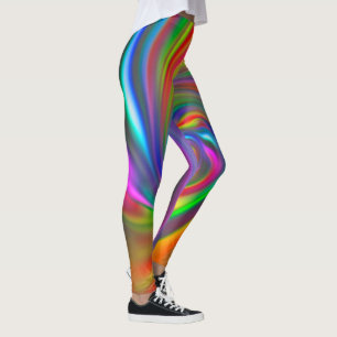 Leggings Resumen Espirales de fondo suave 1