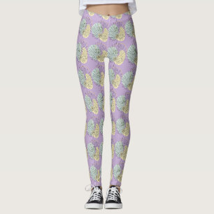 Leggings Resumen Floral geométrica