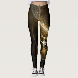 Leggings Resumen fractal fondo 2